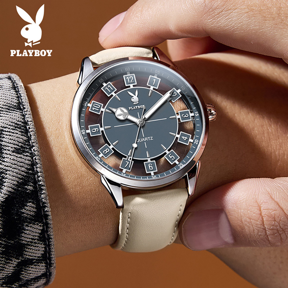 Smartwatch Watches Brands For Men - PLAYBOY 3137 남성용 브랜드 쿼츠 무브먼트