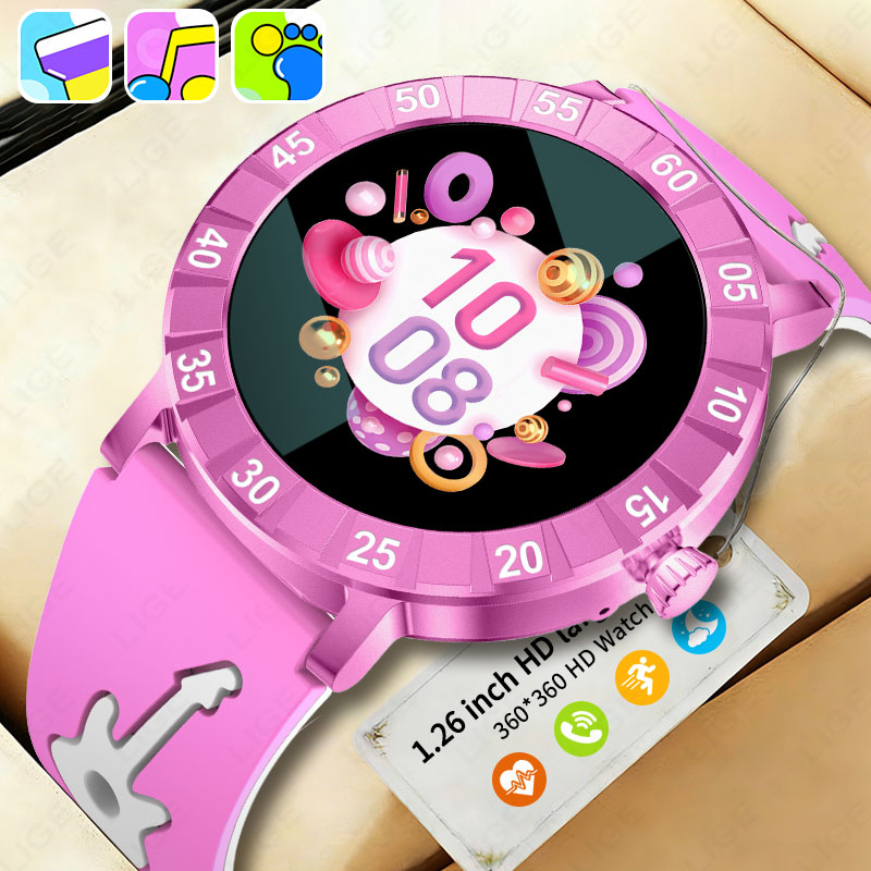 Smartwatch Watches Useful Gift For Boys - LIGE 소녀용 스마트워치 SOS 어린이 스마트워치