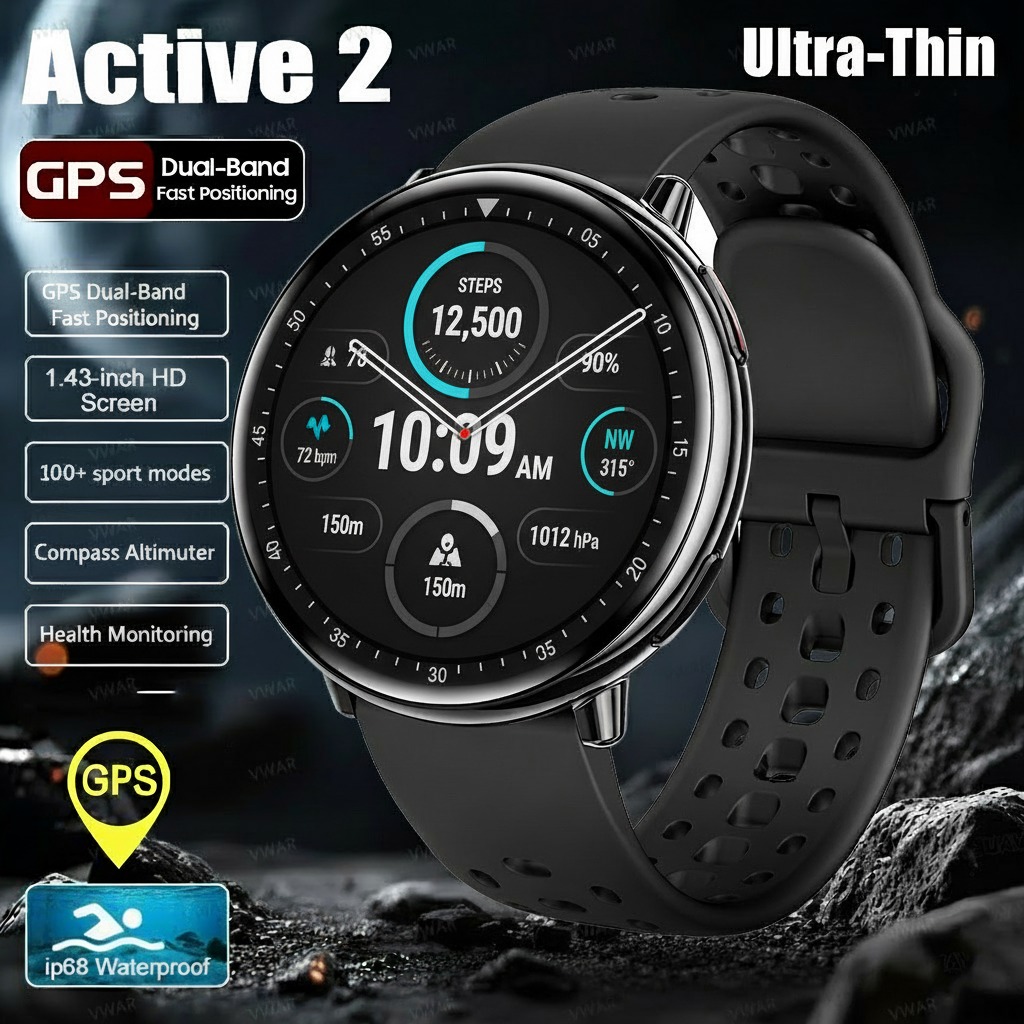 Smartwatch Samsung Watches For Women - 2025년 신형 액티브 2 스마트워치 내장