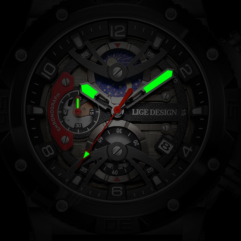 LIGE 최고급 브랜드 남성용 시계 캐주얼 스포츠 실리 - Smartwatch Watches Brands For Men 리뷰 및 가격