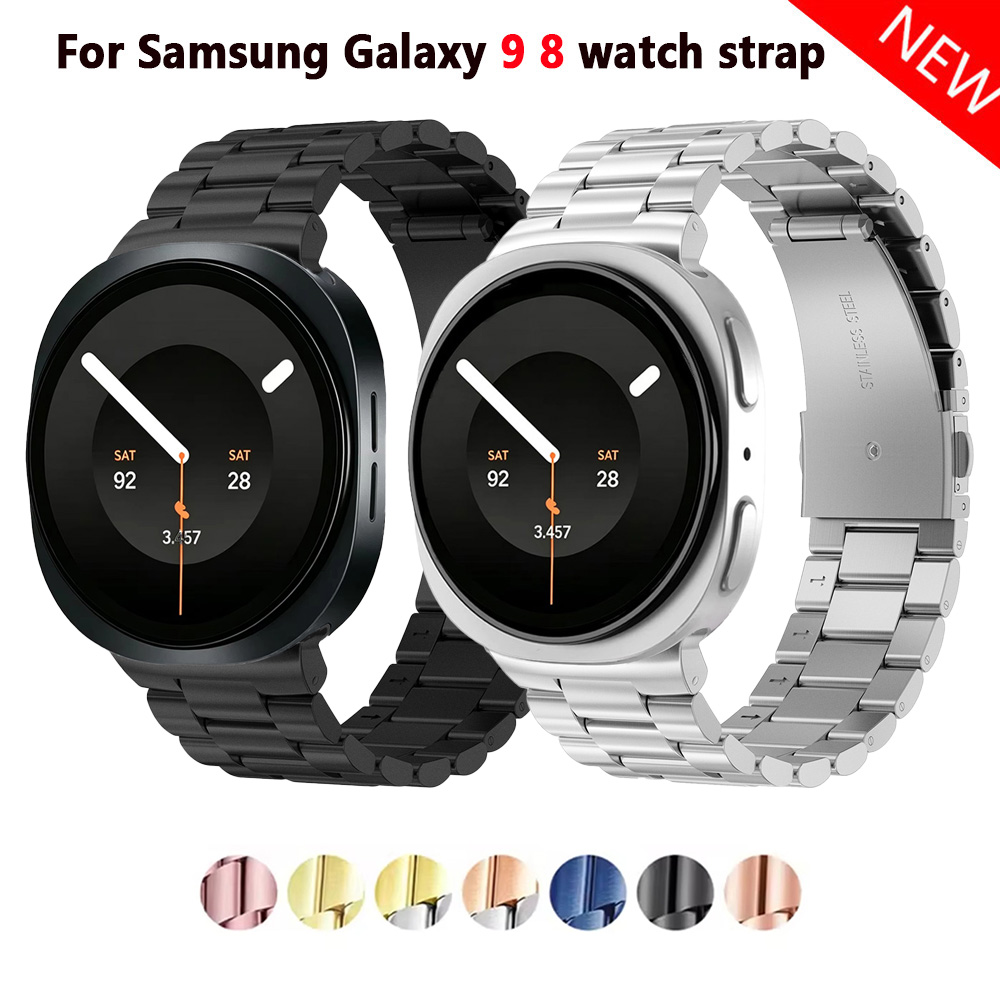 삼성 갤럭시 워치 8 9 40 44mm용 스테인리스 스 - Smartwatch Samsung Watches For Women 리뷰 및 가격