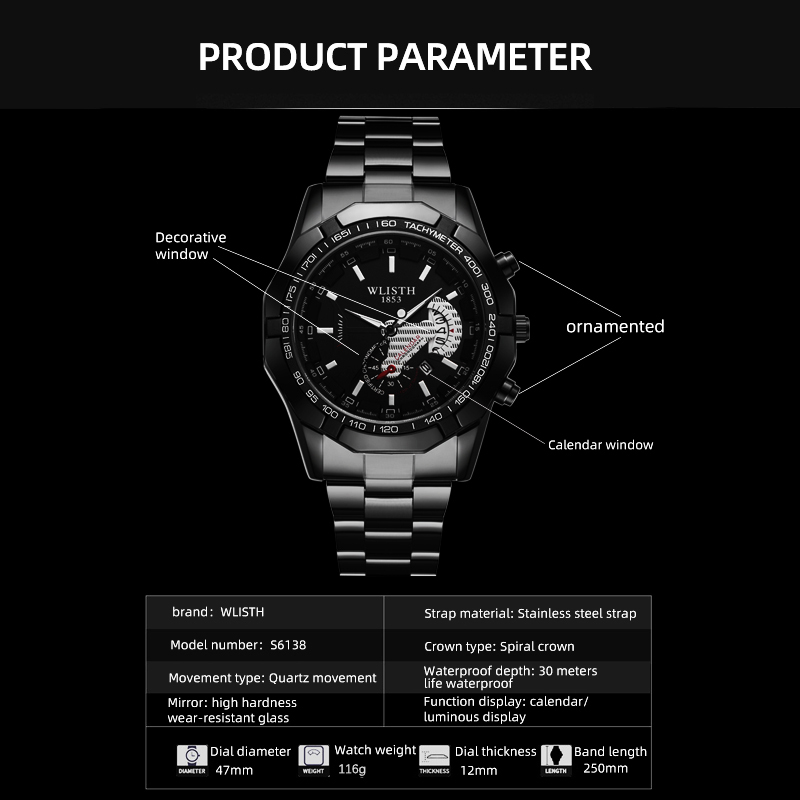 럭셔리 브랜드 남자 시계 방수 빛나는 날짜 스포츠 남자 - Smartwatch Watches Brands For Men 리뷰 및 가격