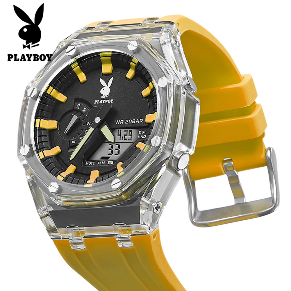 PLAYBOY 2066 브랜드 오리지널 전자 패셔너블  - Smartwatch Watches Brands For Men 리뷰 및 가격