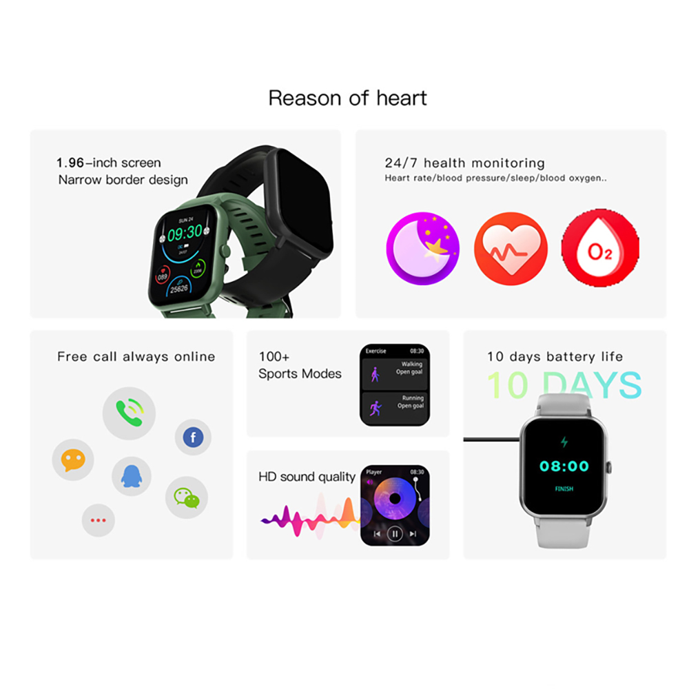 남녀공용 블루투스 통화 스마트 워치, 24 시간 건강  - Smartwatch Ladies Watches For Women 리뷰 및 가격
