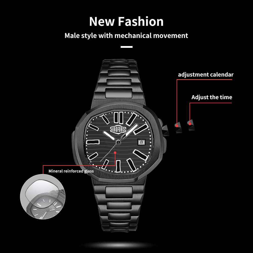 HEROFORCE 새로운 사파이어 방수 남성용 시계 오 - Smartwatch Watches Brands For Men 리뷰 및 가격