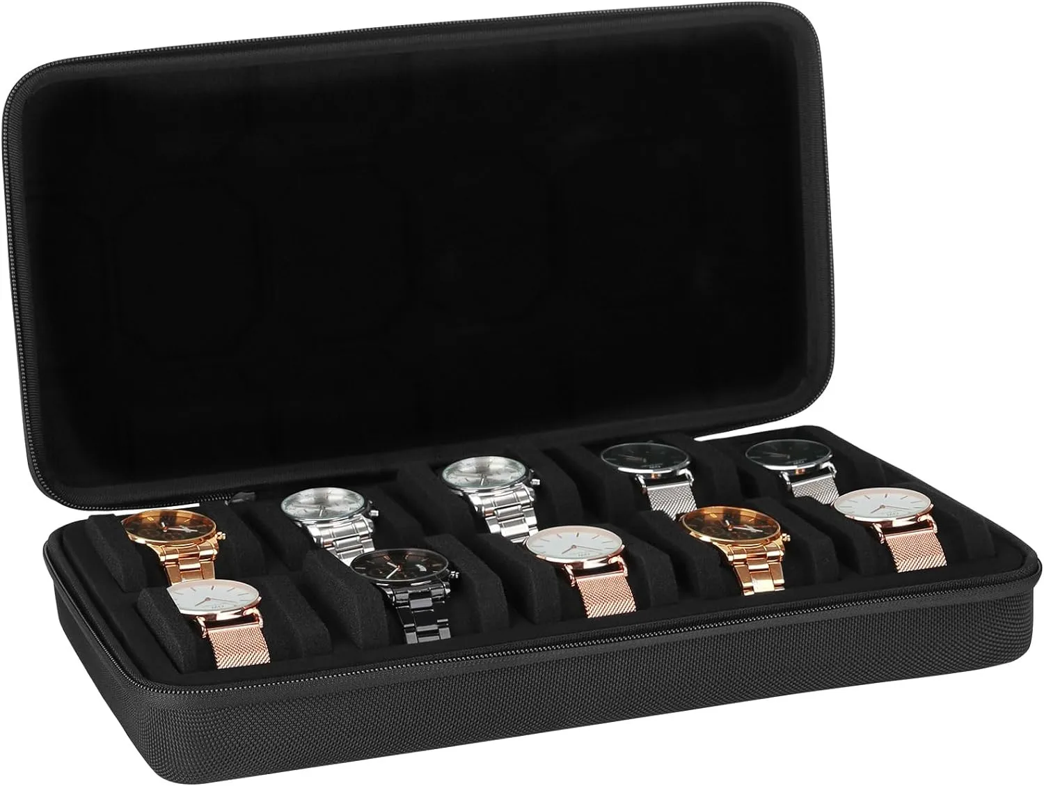 10 슬롯 시계 상자 주최자 휴대용 지퍼 시계 여행용  - Tag Watches Smartwatch 리뷰 및 가격