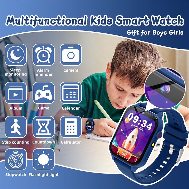 BNVN-어린이 학습용 스마트워치 HD 카메라 게임 손 - Smartwatch Watches Useful Gift For Boys 리뷰 및 가격