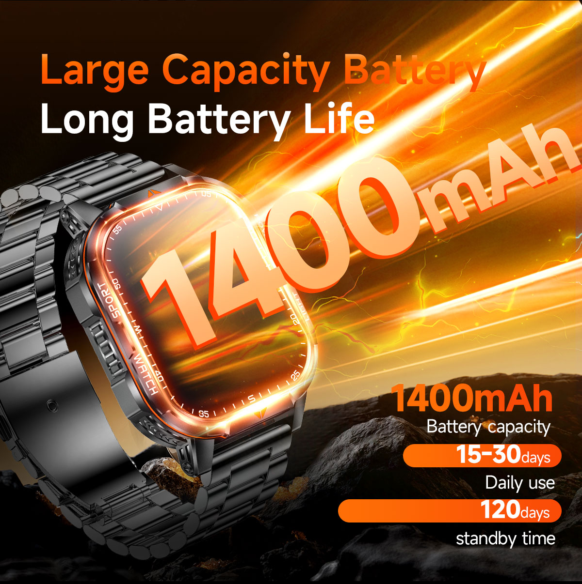 2026 신형 군용 1400mAh 배터리 스마트워치 2 - French Connection Watches Smartwatch App 리뷰 및 가격