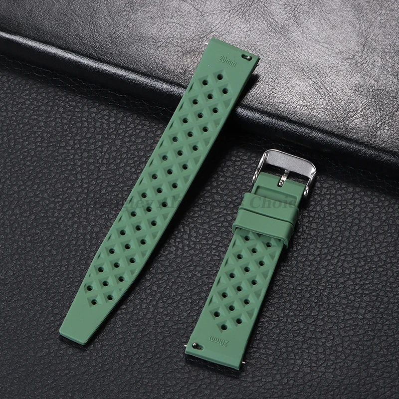 열대 실리콘 시계 밴드 퀵 릴리스 시계 밴드 18mm  - Citizen Watches Smartwatch 리뷰 및 가격