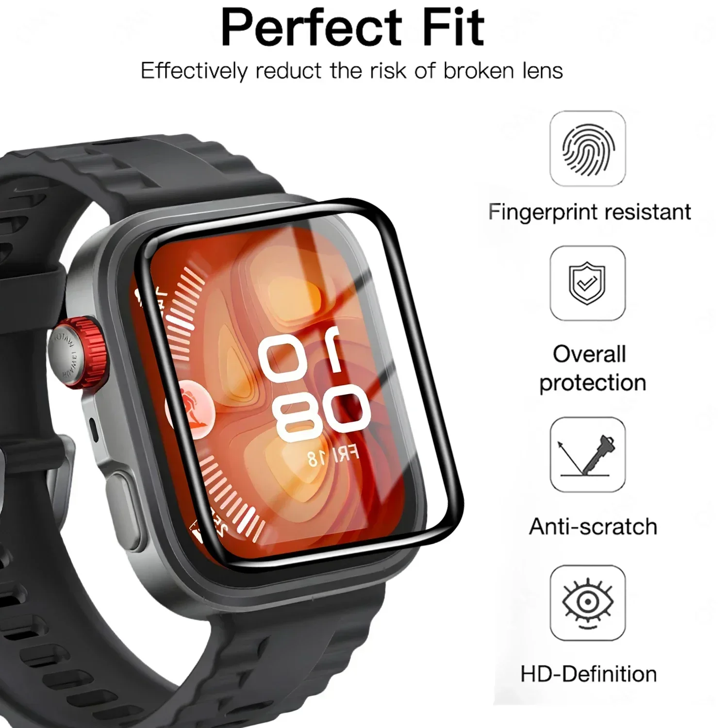 화웨이 워치핏 3, 4 프로 스마트워치용 강화유리 필름 - Huawei Smartwatch Watch Fit 리뷰 및 가격