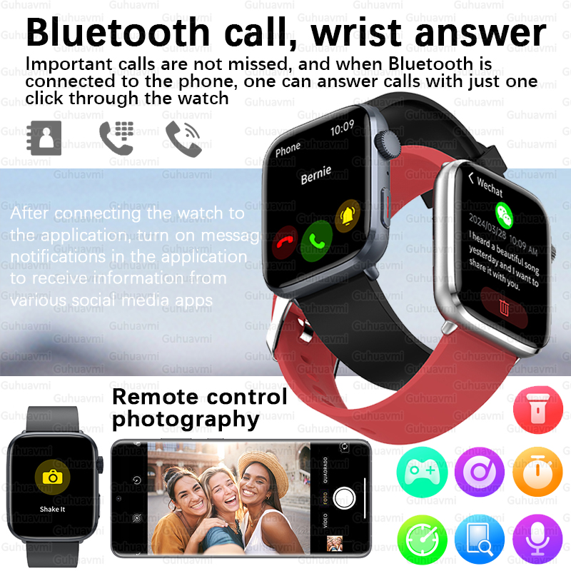 2025New NFC 스마트 워치 여성용 1.85인치  - Smartwatch Ladies Watches For Women 리뷰 및 가격