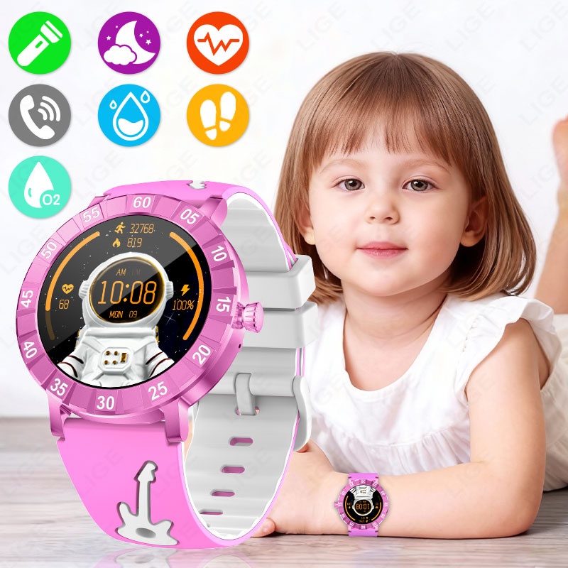 LIGE 키즈 스마트워치 HRV SOS 어린이 스마트워 - Smartwatch Watches Useful Gift For Boys 리뷰 및 가격